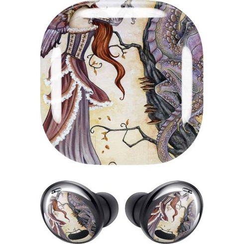 Amy Brown Dragon Charmer Fairy Galaxy Buds Pro Skin